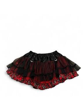 90s goth/alt Tripp NYC ruffle skirt